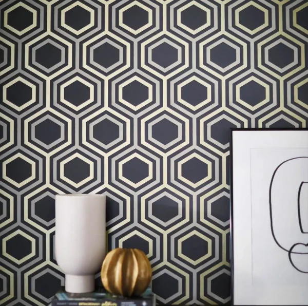 Selo Wallpaper - Pearl / Silver from