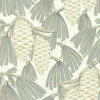 black-grey botanical wallpaper from harlequin