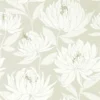 black-grey botanical wallpaper from harlequin