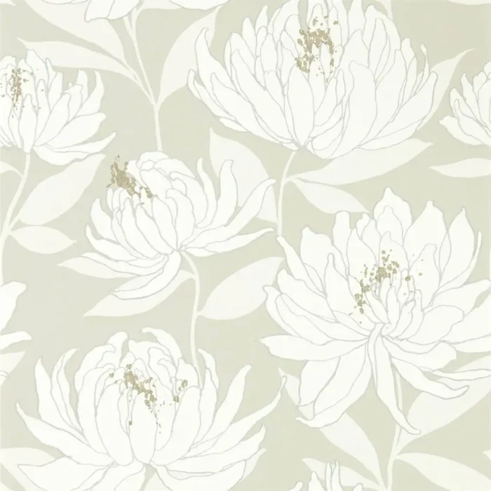 Sebal Wallpaper - Earth / Silver fabric swatch HSAW112129