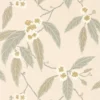 black-grey botanical wallpaper from harlequin