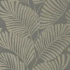 black-grey botanical wallpaper from harlequin