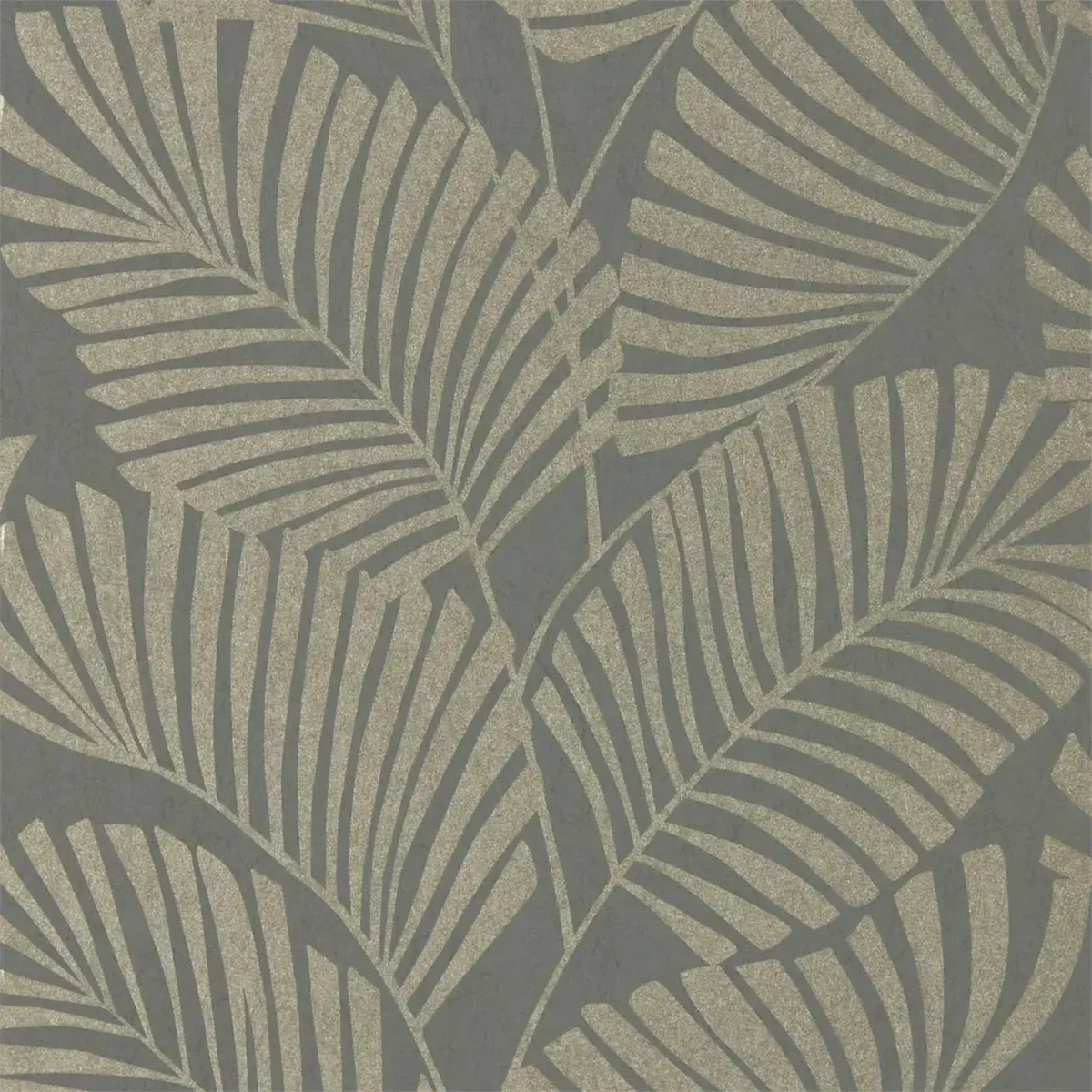 black-grey botanical wallpaper from harlequin