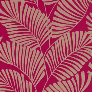 red botanical wallpaper from harlequin