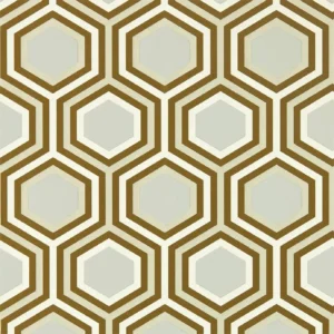 brown geometric wallpaper from harlequin