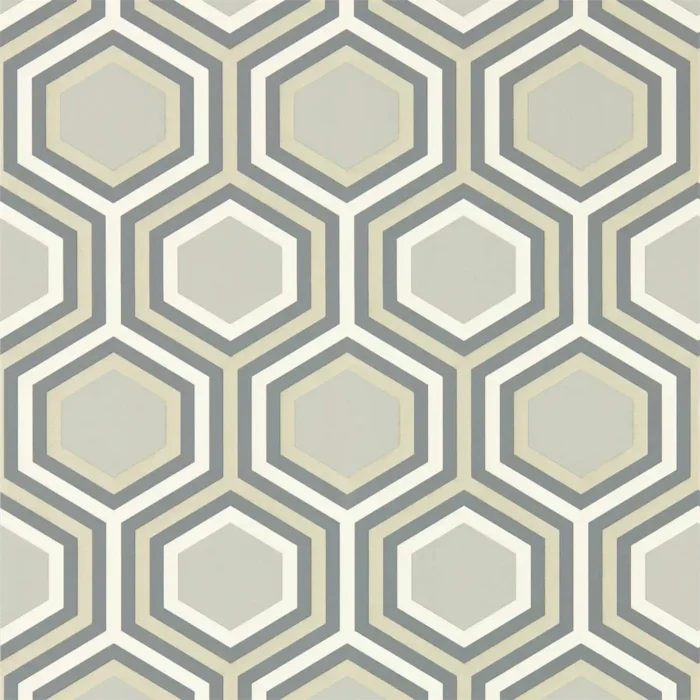Selo Wallpaper - Slate / Platinum fabric swatch HSAW112148