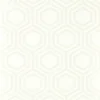 white geometric wallpaper from harlequin