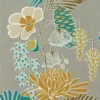multicolour botanical wallpaper from harlequin