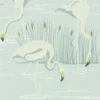 blue animal wallpaper from harlequin