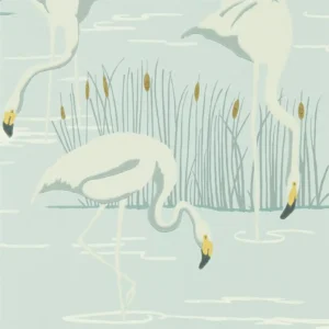 blue animal wallpaper from harlequin