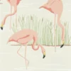 pink animal wallpaper from harlequin