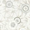 black-grey botanical wallpaper from harlequin