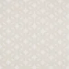 white contemporary embroideried fabric from Harlequin