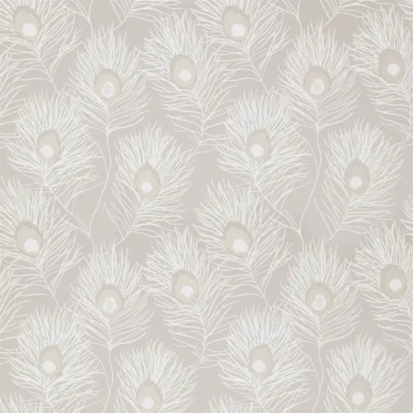 black-grey botanical jacquard fabric from Harlequin