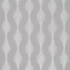 black-grey botanical embroideried fabric from Harlequin