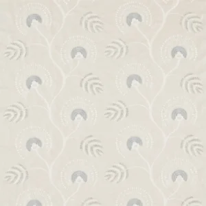 brown botanical embroideried fabric from Harlequin
