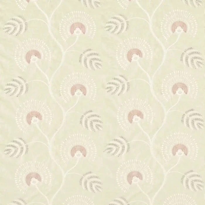 Louella Fabric - Rose Quartz / Pearl swatch