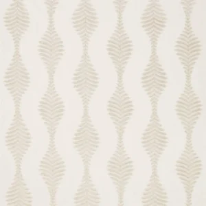 brown botanical embroideried fabric from Harlequin