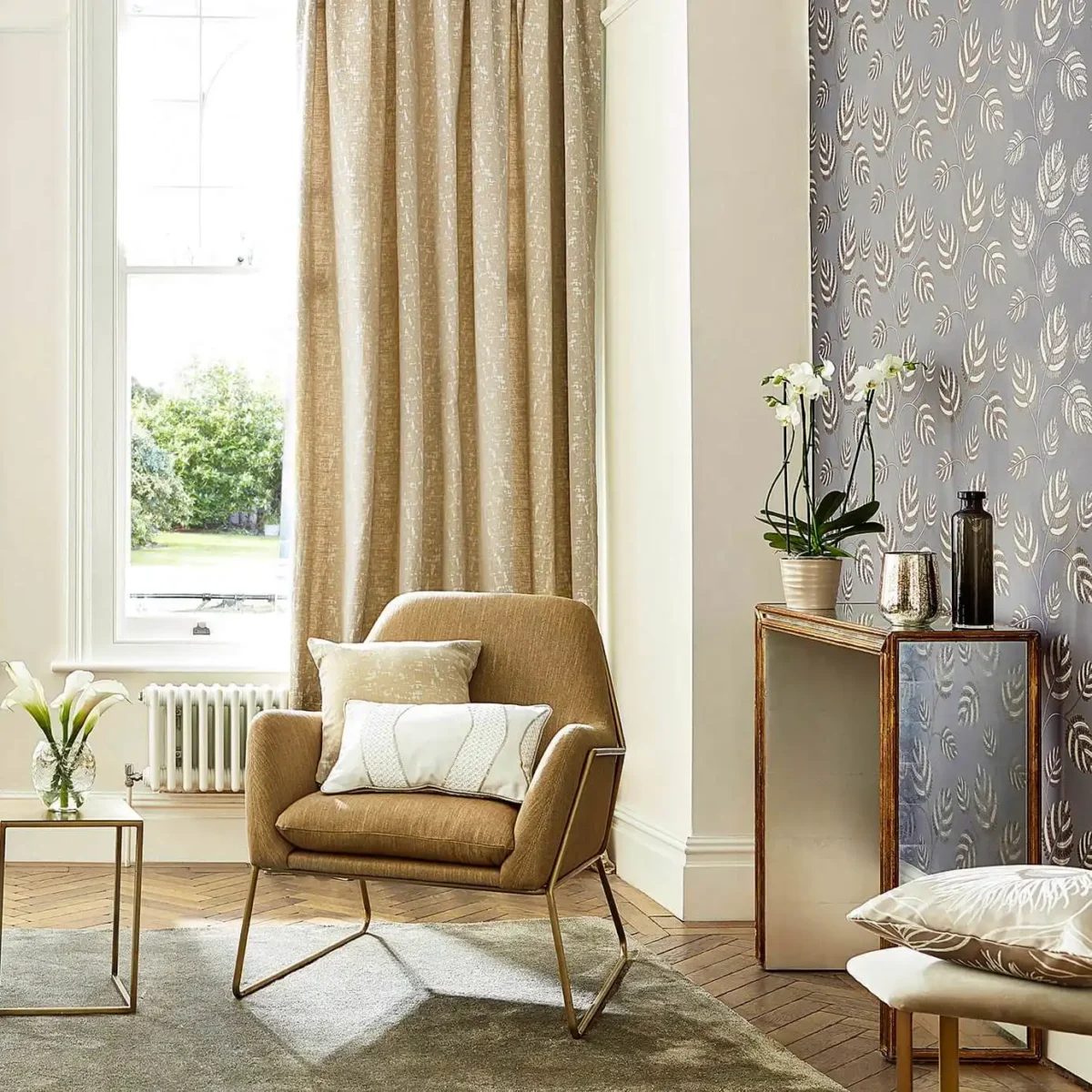 Lucette Fabric - Brass from