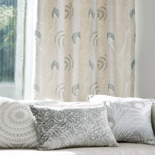 Louella Fabric - Seaglass / Pearl from