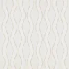 black-grey striped embroideried fabric from Harlequin