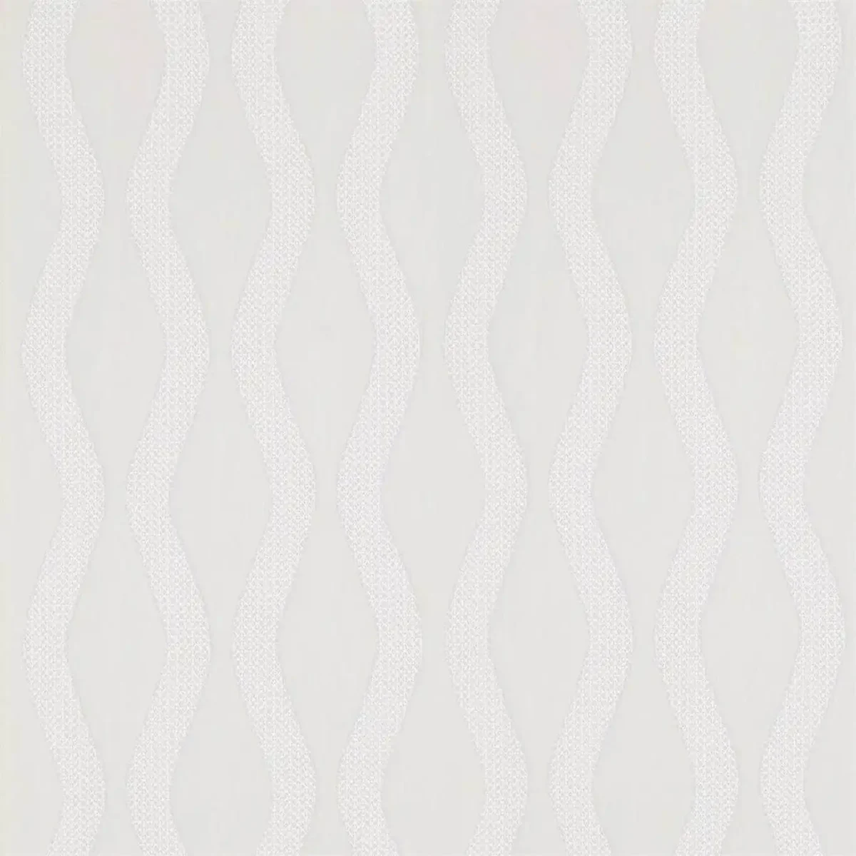 Chime Fabric - Silver by black-grey striped embroideried fabric from Harlequin