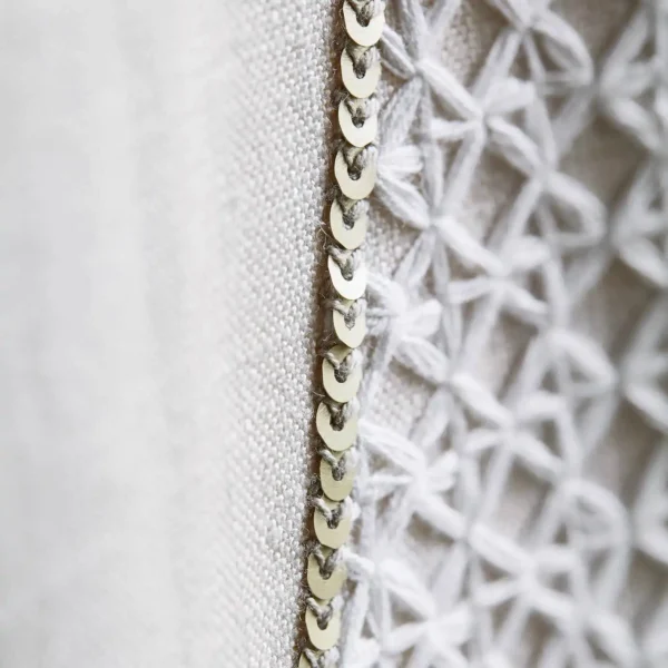 Chime Fabric - Silver by Chime Fabric - Silver from