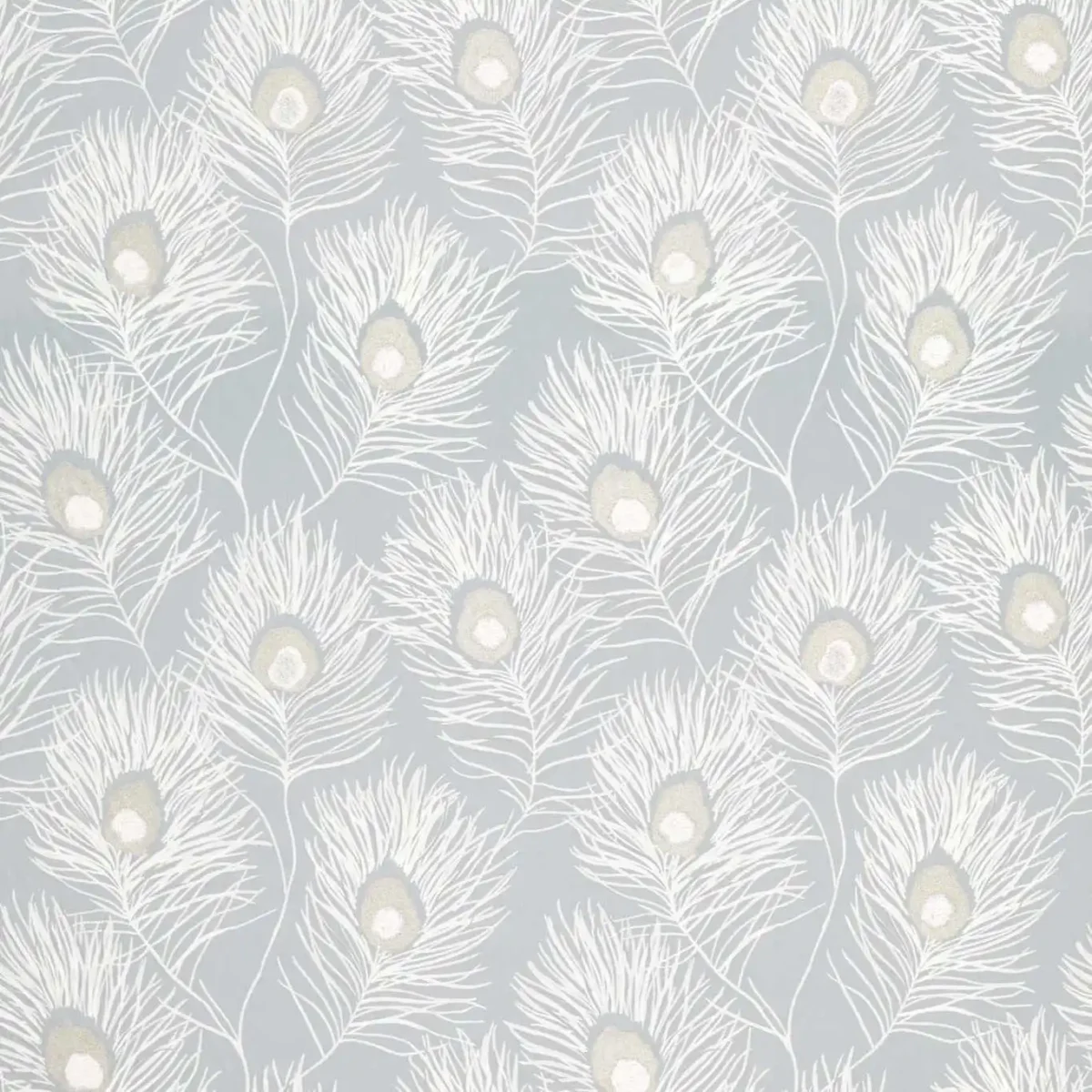 blue botanical jacquard fabric from Harlequin