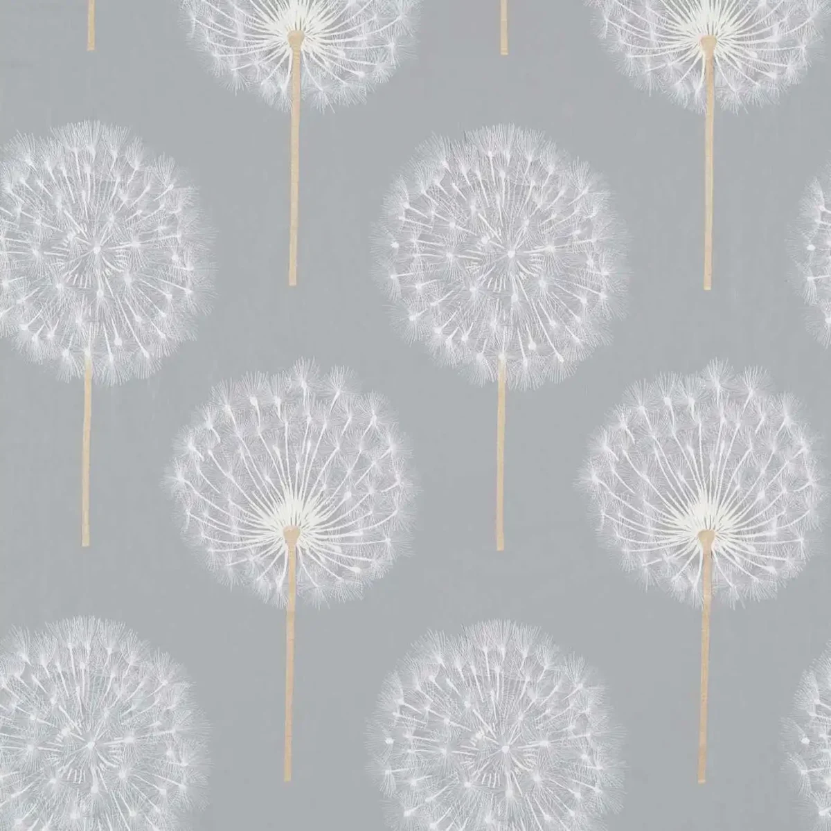 black-grey botanical embroideried fabric from Harlequin