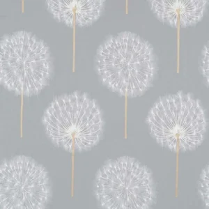 black-grey botanical embroideried fabric from Harlequin