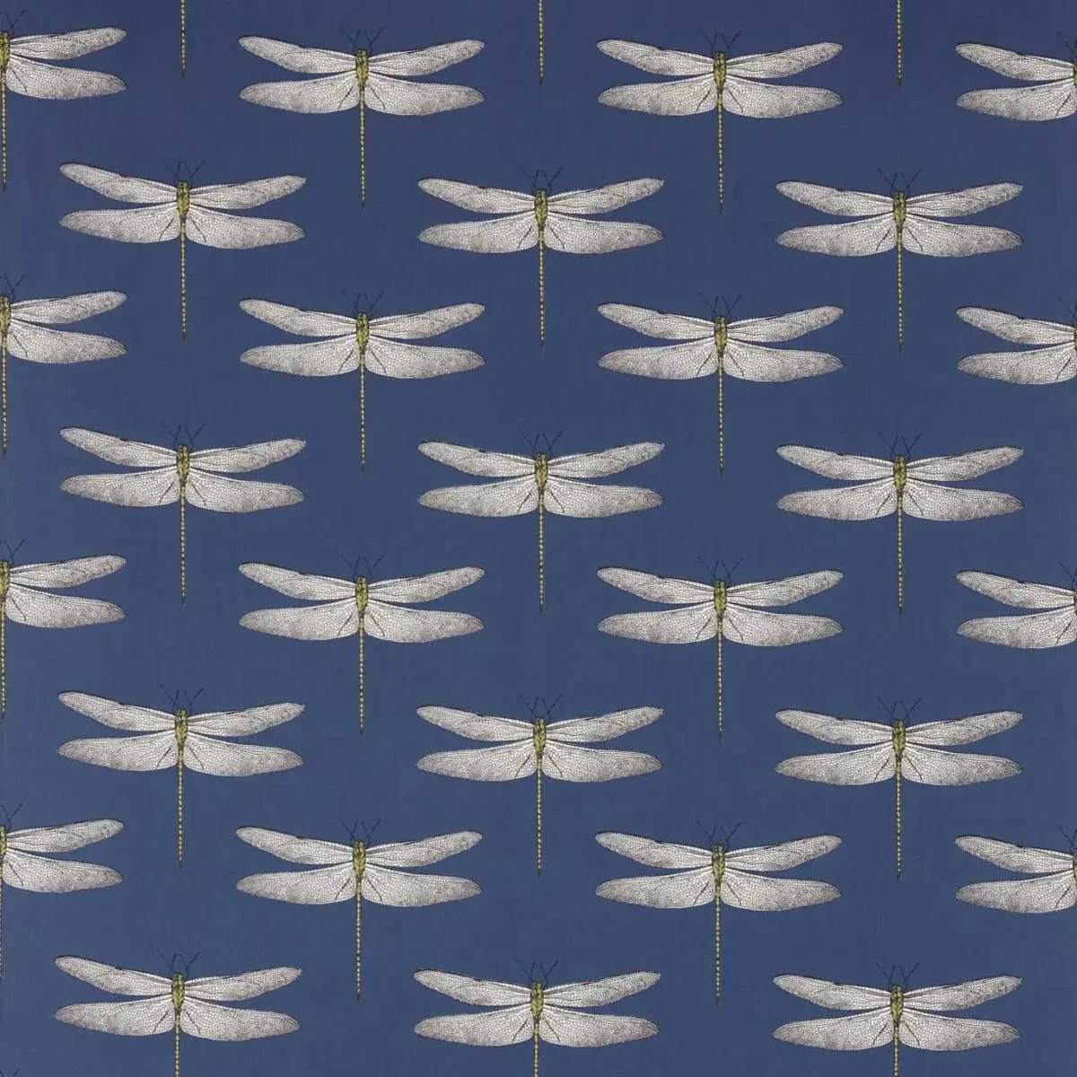 blue animal cotton fabric from Harlequin