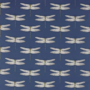 blue animal cotton fabric from Harlequin