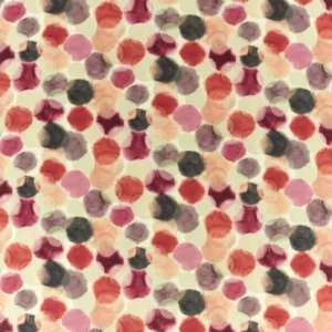 multicolour spotted linen fabric from Harlequin