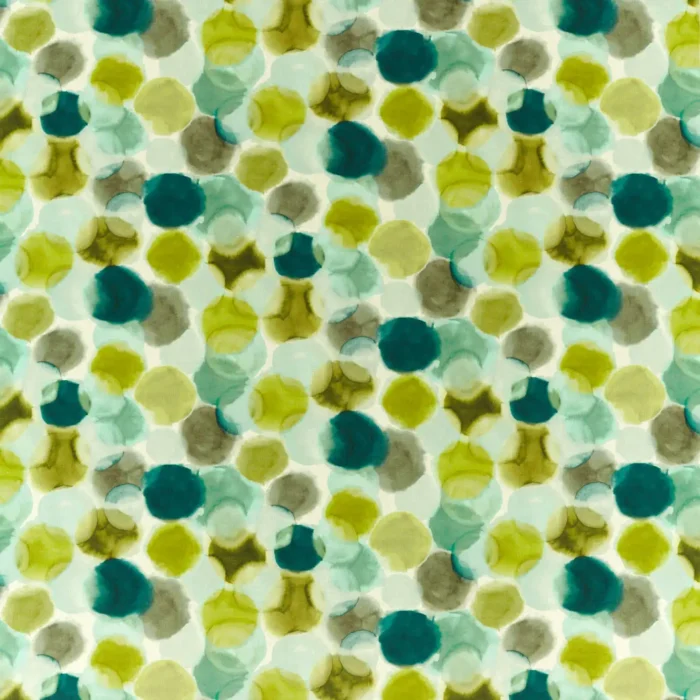 Selenic Fabric - Chartreuse / Topaz swatch