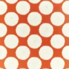 orange botanical cotton fabric from Harlequin