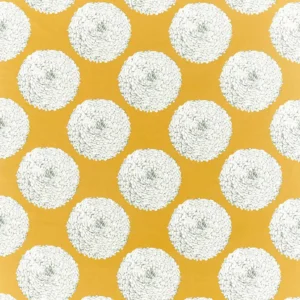 yellow botanical cotton fabric from Harlequin