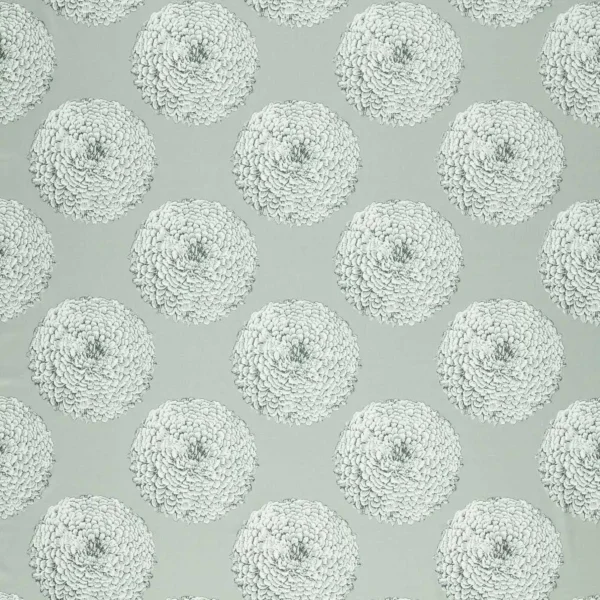 Elixity Fabric - Titanium by black-grey botanical cotton fabric from Harlequin