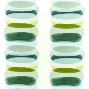 green contemporary woven fabric from Harlequin