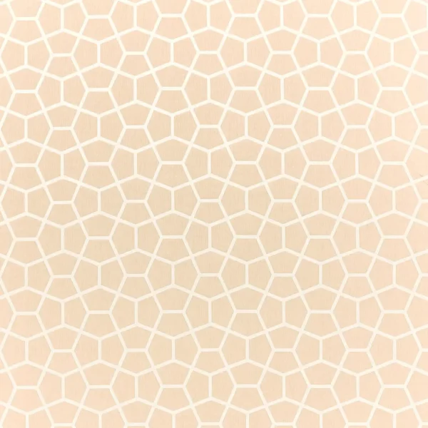 Glyptic Fabric - Buff by brown geometric jacquard fabric from Harlequin