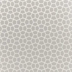 black-grey geometric jacquard fabric from Harlequin