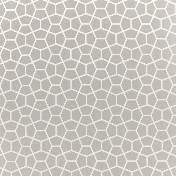 black-grey geometric jacquard fabric from Harlequin