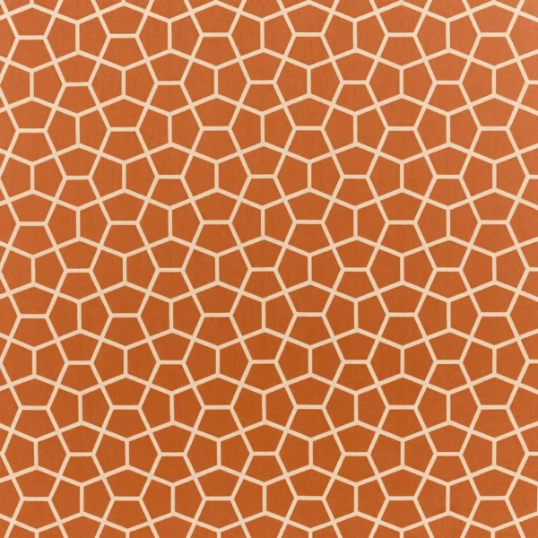 brown geometric jacquard fabric from Harlequin