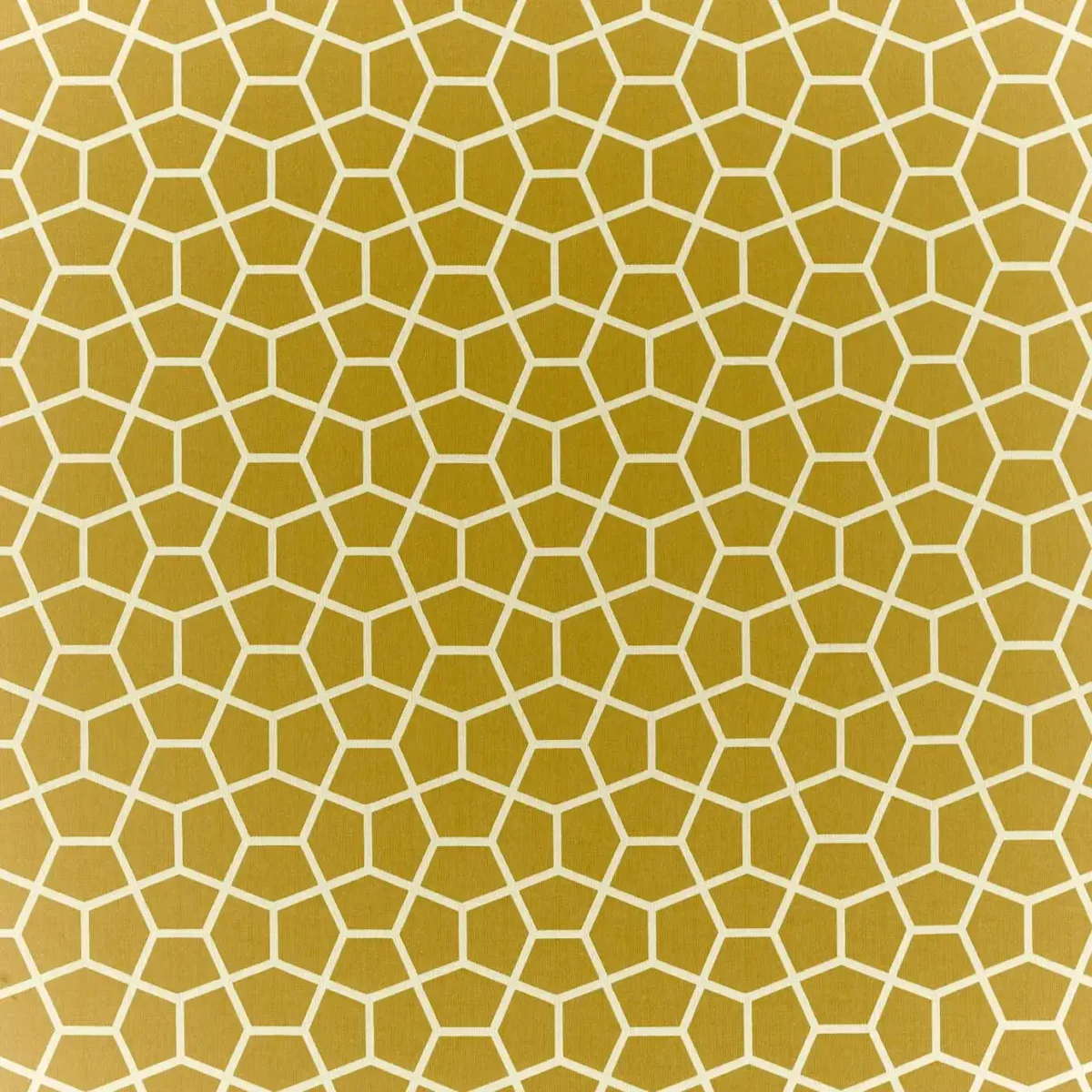 yellow geometric jacquard fabric from Harlequin