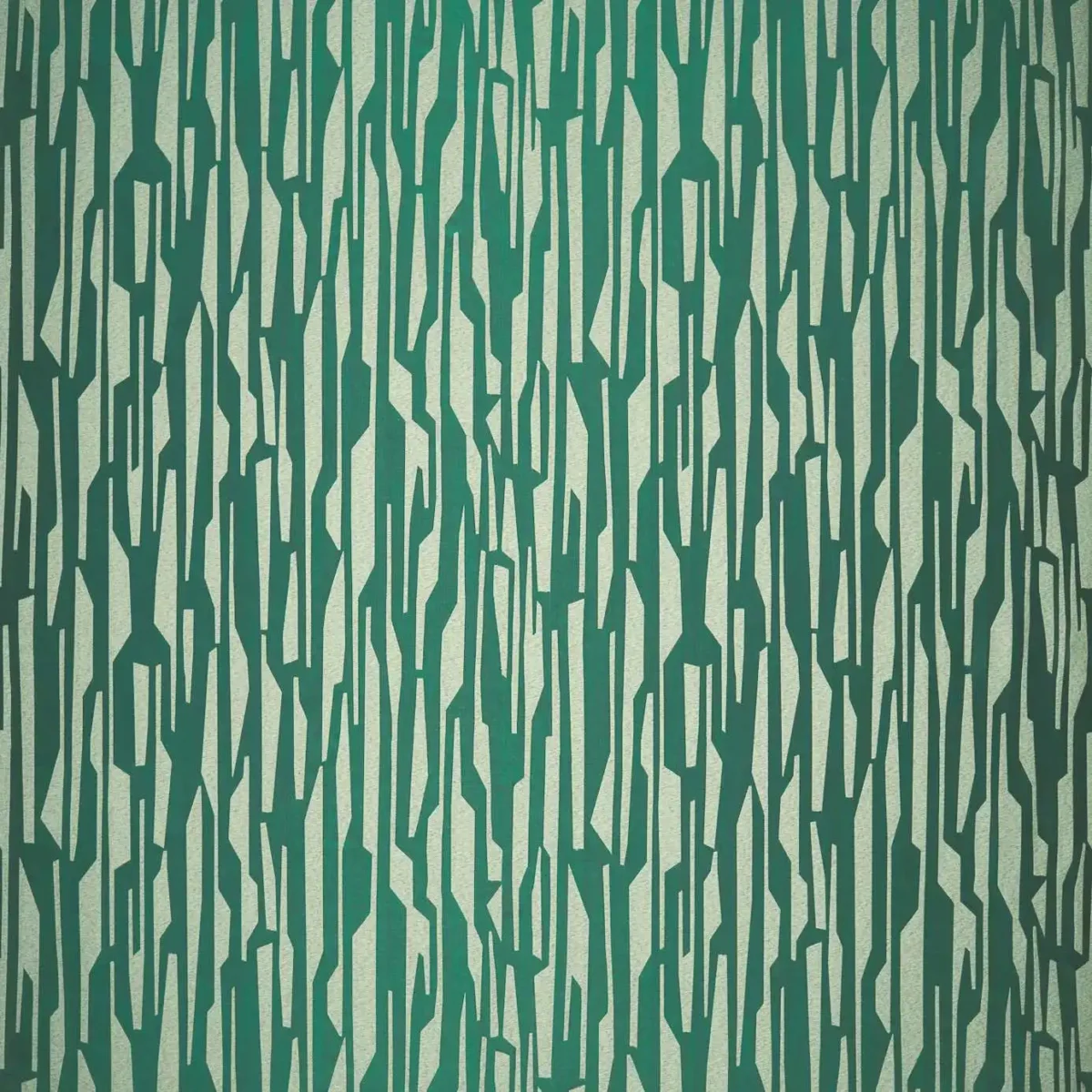Zendo Fabric - Emerald by green striped jacquard fabric from Harlequin