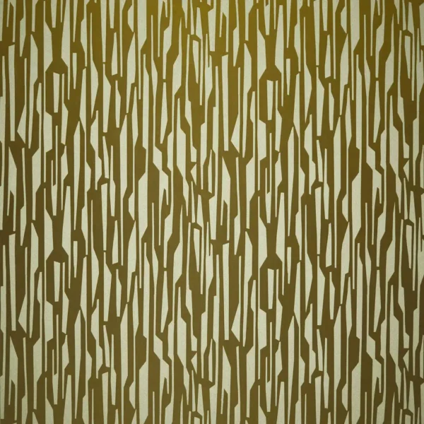 Zendo Fabric - Palm by green striped jacquard fabric from Harlequin