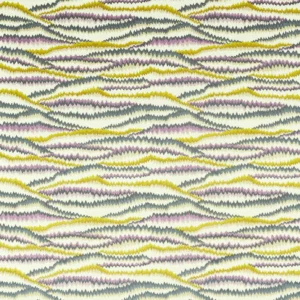 multicolour geometric embroideried fabric from Harlequin