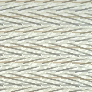 black-grey geometric jacquard fabric from Harlequin