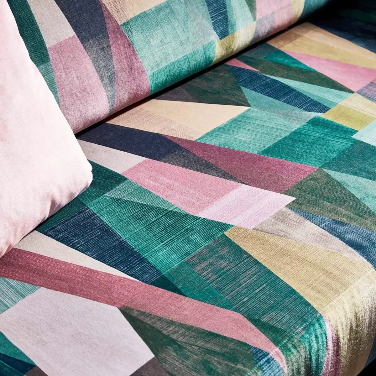 Pythagorum Fabric - Graphite / Gold from
