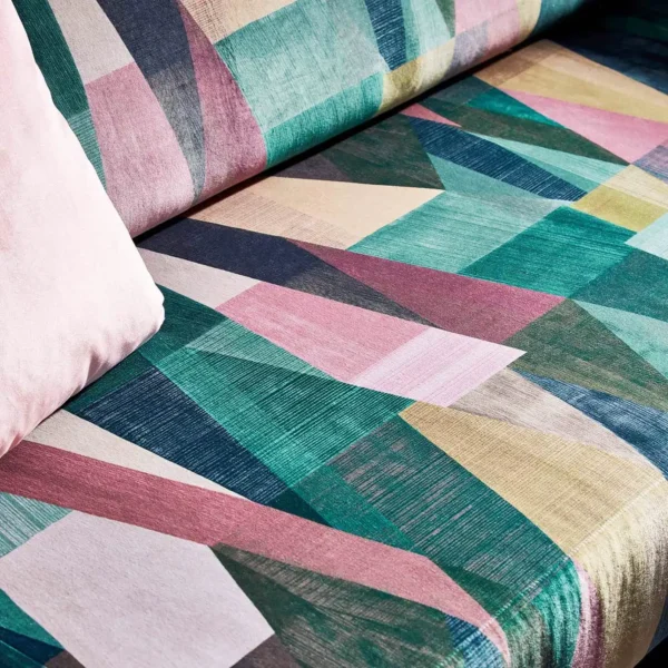 Pythagorum Fabric - Pewter / Bronze by Pythagorum Fabric - Pewter / Bronze from