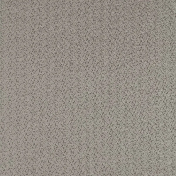 Tectrix Fabric - Pewter by black-grey geometric velvet-chenille fabric from Harlequin